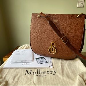 Mulberry Amberley Satchel in Oak